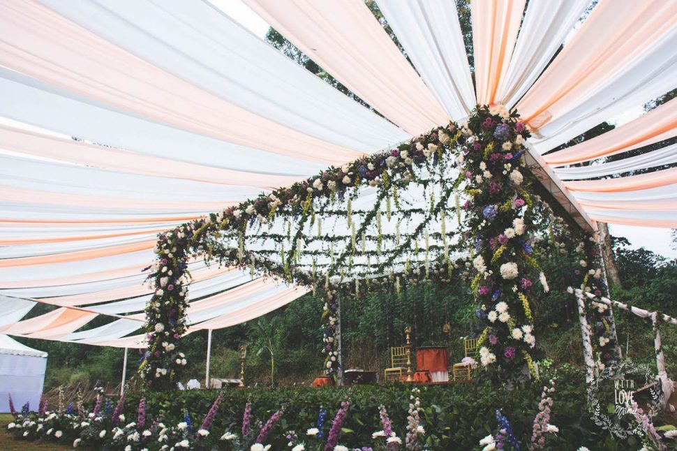 foliage mandap