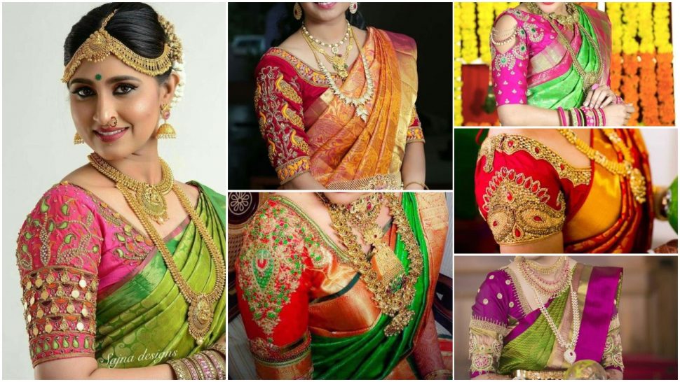 south indian wedding bride blouse