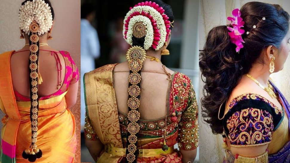 south indian hairstyle for wedding