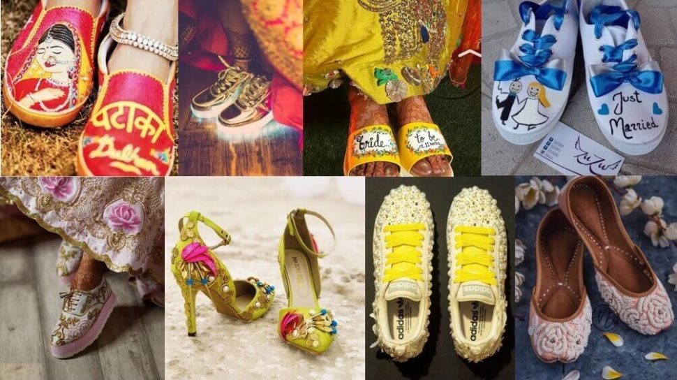 footwear for trendy bride