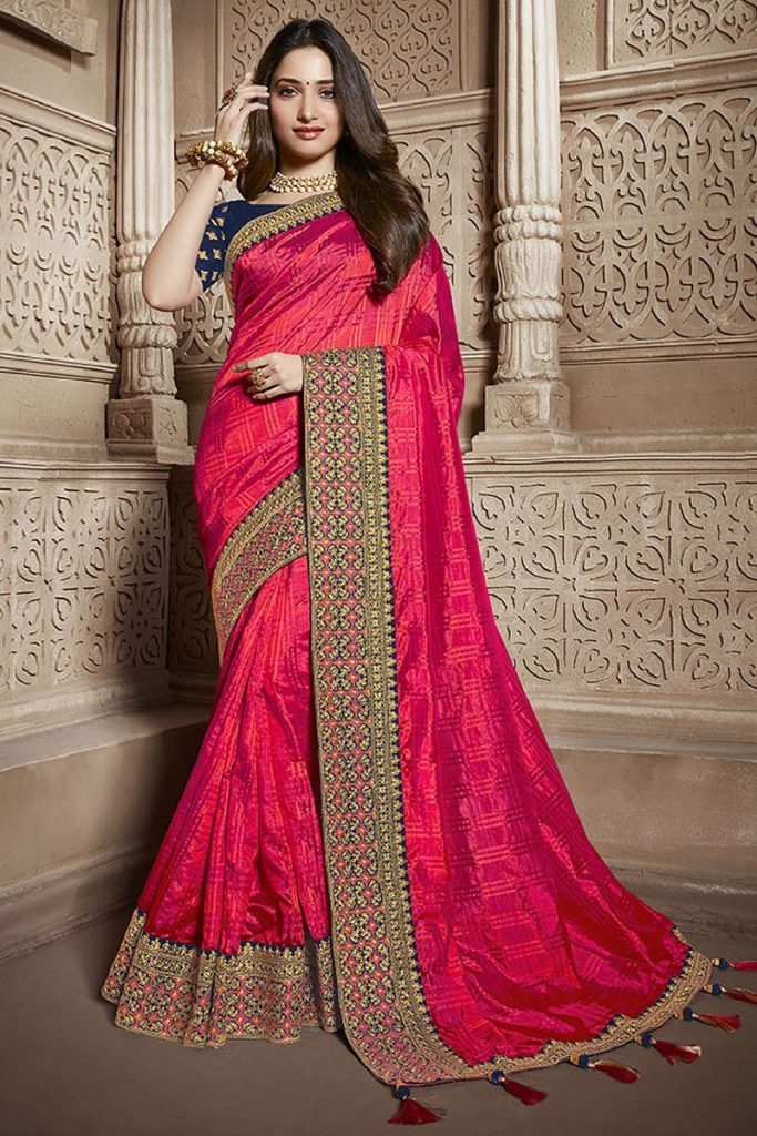 sorbet hued saree