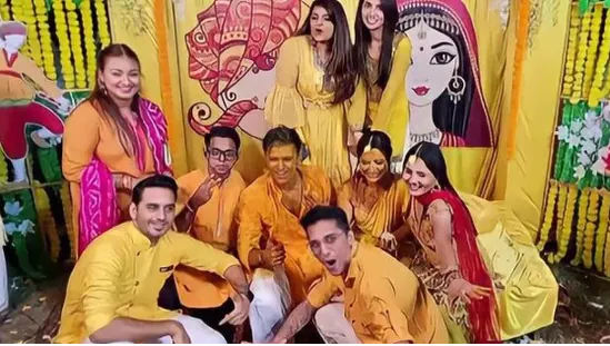 haldi ceremony neil bhatt and aishwarya