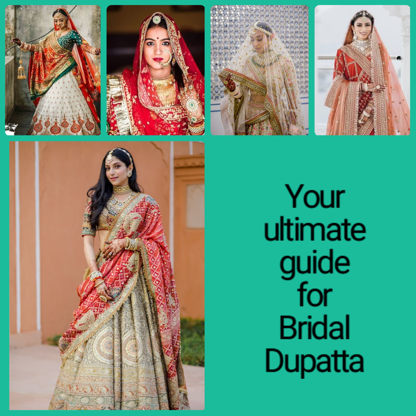 guide for bridal dupatta selection